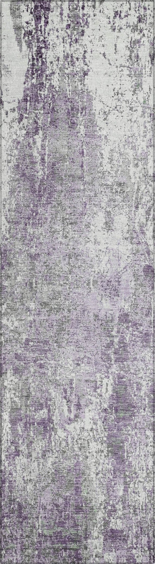 Piper Looms Chantille Modern ACN1765 Plum Machine Washable Area Rug Runner Main Image