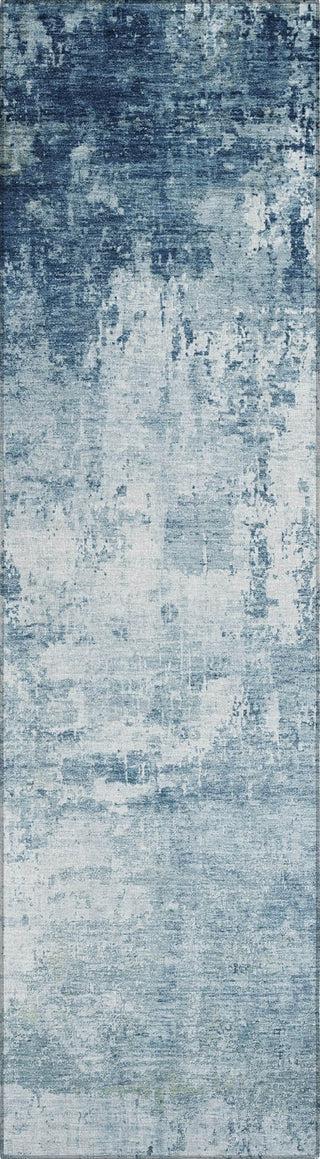 Piper Looms Chantille Modern ACN1766 Blue Machine Washable Area Rug Runner Main Image
