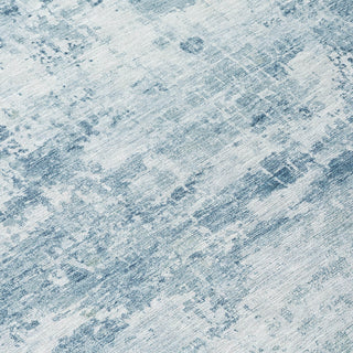Piper Looms Chantille Modern ACN1766 Blue Machine Washable Area Rug Swatch Image