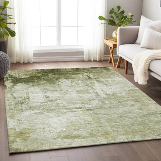 Piper Looms Chantille Modern ACN1766 Sage Machine Washable Area Rug Lifestyle Image Feature