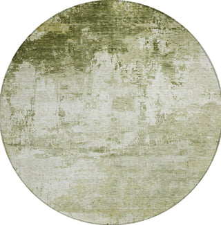 Piper Looms Chantille Modern ACN1766 Sage Machine Washable Area Rug Round Main Image