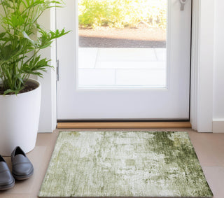 Piper Looms Chantille Modern ACN1766 Sage Machine Washable Area Rug Scatter Lifestyle Image Feature