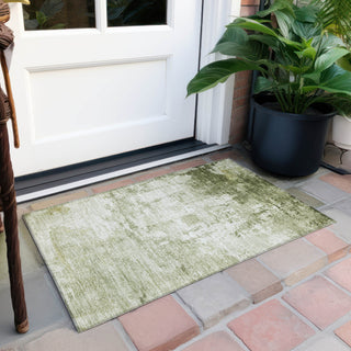 Piper Looms Chantille Modern ACN1766 Sage Machine Washable Area Rug Scatter Outdoor Lifestyle Image Feature