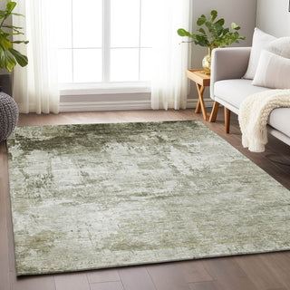 Piper Looms Chantille Modern ACN1766 Taupe Machine Washable Area Rug Lifestyle Image Feature