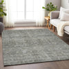 Piper Looms Chantille Geometric ACN1768 Pewter Machine Washable Area Rug Lifestyle Image Feature