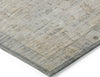 Piper Looms Chantille Border ACN1769 Linen Machine Washable Area Rug Corner Image