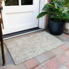 Piper Looms Chantille Border ACN1769 Linen Machine Washable Area Rug Scatter Outdoor Lifestyle Image Feature