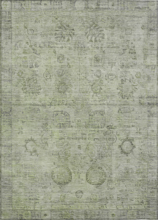 Piper Looms Chantille Border ACN1769 Sage Machine Washable Area Rug main image