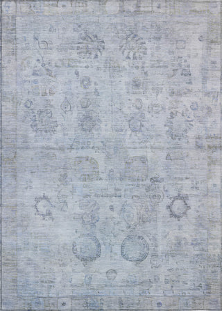 Piper Looms Chantille Border ACN1769 Sky Machine Washable Area Rug main image