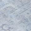 Piper Looms Chantille Border ACN1769 Sky Machine Washable Area Rug Swatch Image