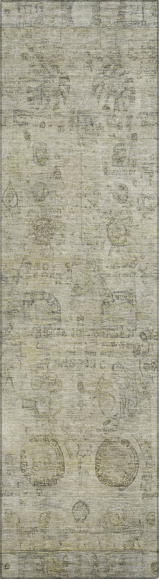 Piper Looms Chantille Border ACN1769 Taupe Machine Washable Area Rug Runner Main Image