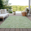 Piper Looms Chantille Damask ACN1770 Aloe Machine Washable Area Rug Outdoor Lifestyle Image Feature