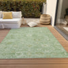 Piper Looms Chantille Damask ACN1770 Aloe Machine Washable Area Rug Outdoor Lifestyle Image Feature