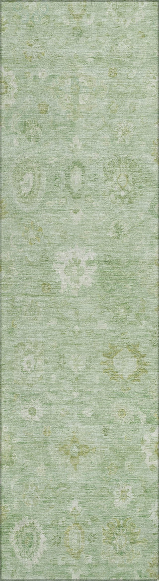 Piper Looms Chantille Damask ACN1770 Aloe Machine Washable Area Rug Runner Main Image