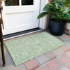 Piper Looms Chantille Damask ACN1770 Aloe Machine Washable Area Rug Scatter Outdoor Lifestyle Image Feature