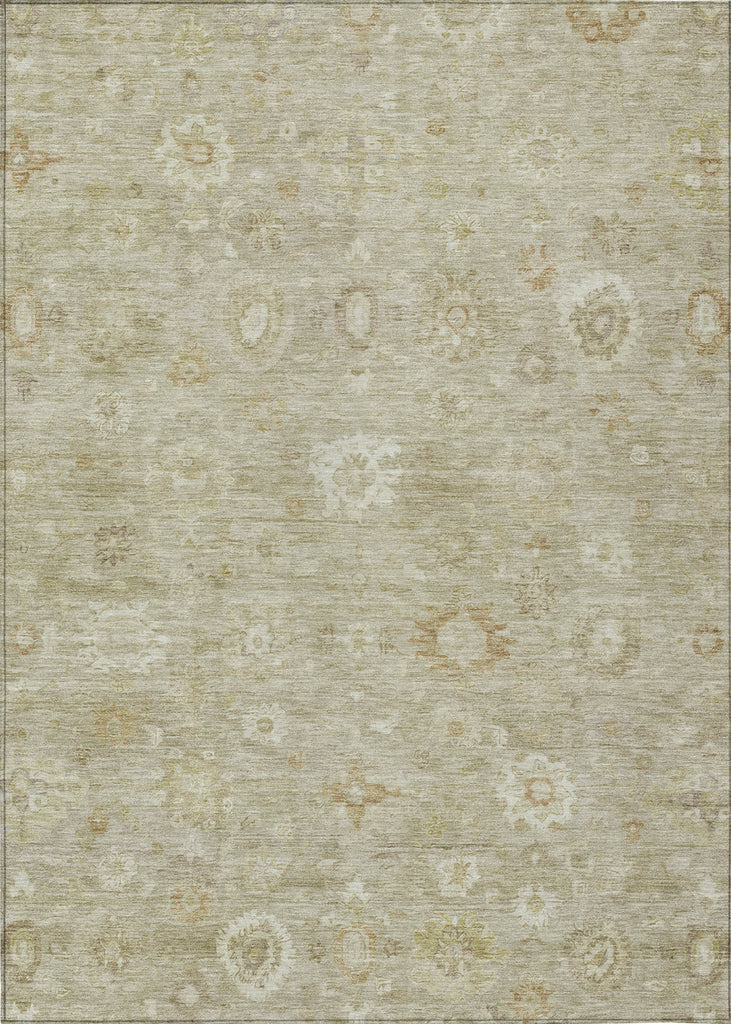 Piper Looms Chantille Damask ACN1770 Beige Machine Washable Area Rug main image