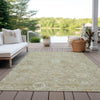 Piper Looms Chantille Damask ACN1770 Beige Machine Washable Area Rug Outdoor Lifestyle Image Feature