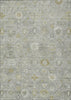 Piper Looms Chantille Damask ACN1770 Gray Machine Washable Area Rug main image