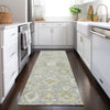 Piper Looms Chantille Damask ACN1770 Gray Machine Washable Area Rug Runner Lifestyle Image Feature