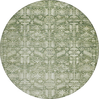 Piper Looms Chantille Global ACN1771 Aloe Machine Washable Area Rug Round Main Image