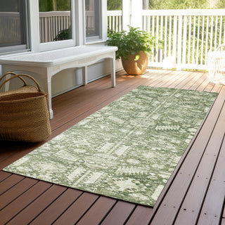 Piper Looms Chantille Global ACN1771 Aloe Machine Washable Area Rug Runner Outdoor Lifestyle Image Feature