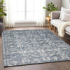 Piper Looms Chantille Global ACN1771 Blue Machine Washable Area Rug Lifestyle Image Feature