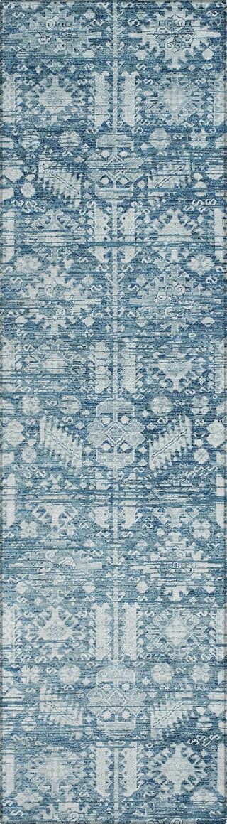 Piper Looms Chantille Global ACN1771 Denim Machine Washable Area Rug Runner Main Image