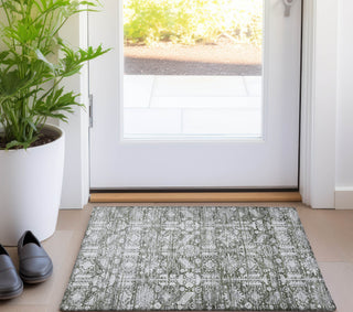 Piper Looms Chantille Global ACN1771 Pewter Machine Washable Area Rug Scatter Lifestyle Image Feature