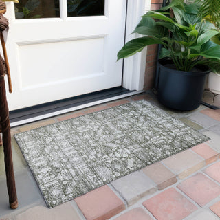 Piper Looms Chantille Global ACN1771 Pewter Machine Washable Area Rug Scatter Outdoor Lifestyle Image Feature