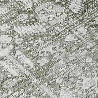 Piper Looms Chantille Global ACN1771 Pewter Machine Washable Area Rug Swatch Image
