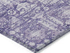 Piper Looms Chantille Global ACN1771 Purple Machine Washable Area Rug Corner Image