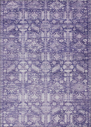 Piper Looms Chantille Global ACN1771 Purple Machine Washable Area Rug main image
