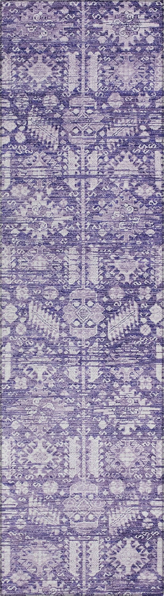 Piper Looms Chantille Global ACN1771 Purple Machine Washable Area Rug Runner Main Image