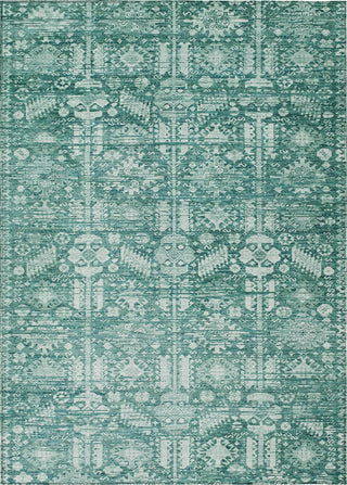 Piper Looms Chantille Global ACN1771 Teal Machine Washable Area Rug main image