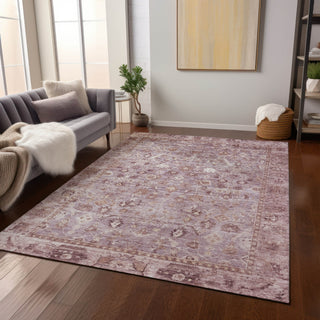 Piper Looms Chantille Global ACN1772 Blush Machine Washable Area Rug Lifestyle Image Feature