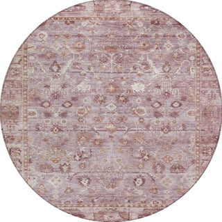 Piper Looms Chantille Global ACN1772 Blush Machine Washable Area Rug Round Main Image