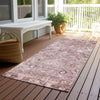 Piper Looms Chantille Global ACN1772 Blush Machine Washable Area Rug Runner Outdoor Lifestyle Image Feature