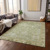 Piper Looms Chantille Global ACN1772 Sage Machine Washable Area Rug Lifestyle Image Feature