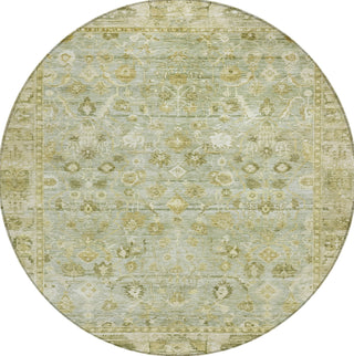 Piper Looms Chantille Global ACN1772 Sage Machine Washable Area Rug Round Main Image