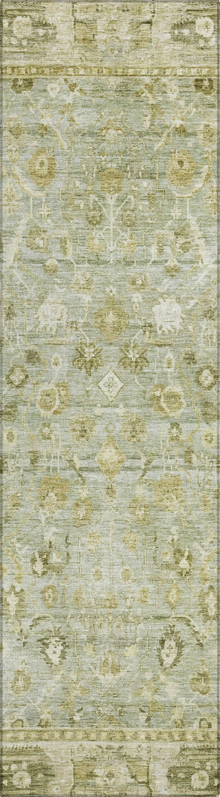 Piper Looms Chantille Global ACN1772 Sage Machine Washable Area Rug Runner Main Image