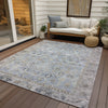 Piper Looms Chantille Global ACN1772 Sky Machine Washable Area Rug Outdoor Lifestyle Image Feature