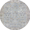 Piper Looms Chantille Global ACN1772 Sky Machine Washable Area Rug Round Main Image
