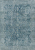 Piper Looms Chantille Border ACN1773 Blue Machine Washable Area Rug main image