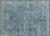 Piper Looms Chantille Border ACN1773 Blue Machine Washable Area Rug Scatter Main Image