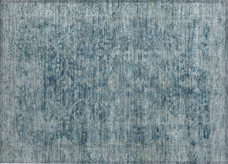 Piper Looms Chantille Border ACN1773 Blue Machine Washable Area Rug Scatter Main Image