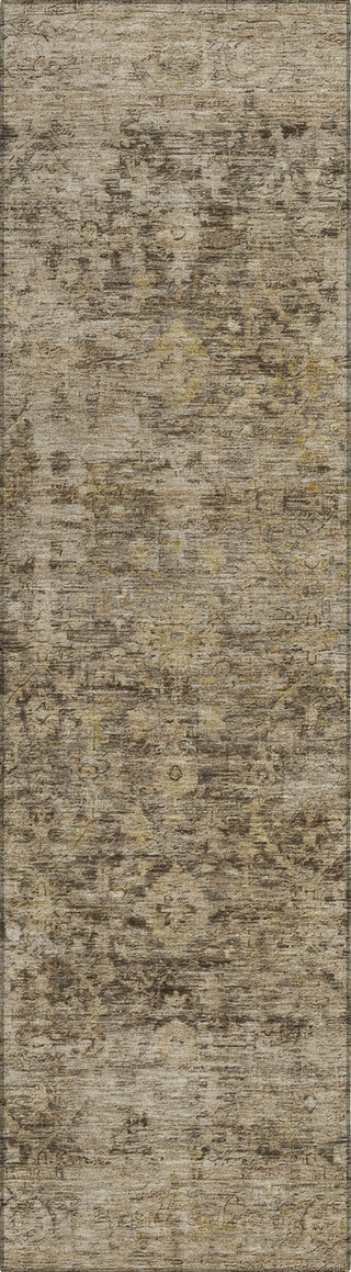 Piper Looms Chantille Border ACN1773 Brown Machine Washable Area Rug Runner Main Image