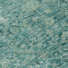 Piper Looms Chantille Border ACN1773 Teal Machine Washable Area Rug Swatch Image