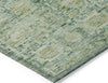 Piper Looms Chantille Modern ACN1774 Aloe Machine Washable Area Rug Corner Image