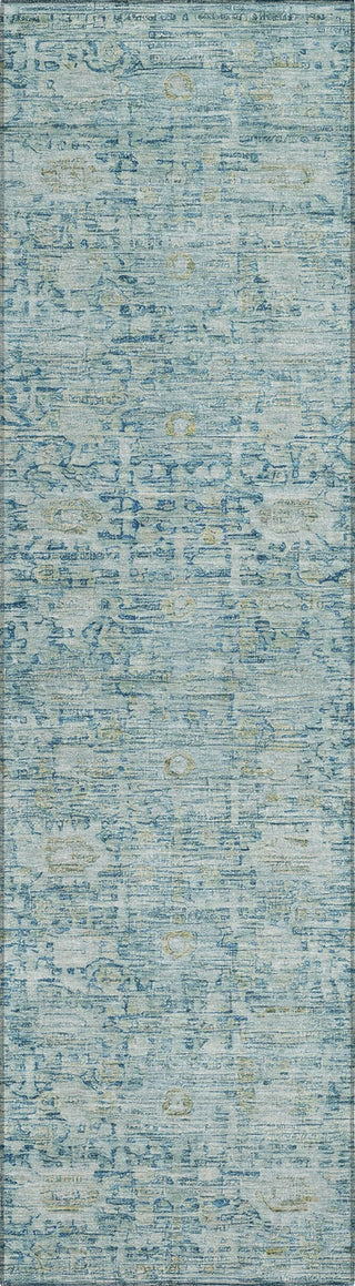 Piper Looms Chantille Modern ACN1774 Blue Machine Washable Area Rug Runner Main Image