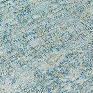 Piper Looms Chantille Modern ACN1774 Blue Machine Washable Area Rug Swatch Image